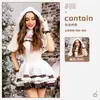 Disfraz Navideño Lolita 2026 Transfronterizo Europeo y Americano Bustier Sexy Vestido de Año Nuevo Capa Vestido de Muñeco de Nieve