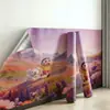 Papel pintado autoadhesivo lindo de dibujos animados, pegatinas de pared impermeables, papel pintado para el hogar, pegatinas decorativas para pared de fondo de habitación infantil, dormitorio
