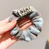 Scrunchie Preguiçoso Estilo Coreano para Mulheres, Elástico de Cabelo de Alta Qualidade, Elástico de Borracha com Alta Elasticidade, Acessório de Cabelo Doce de Nicho