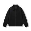 Jaqueta Masculina Ola Suede Primavera e Outono, Caimento Solto, Versátil, Casual, Fashion, Lapela Minimalista, Negócios Casuais