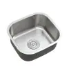 Fregadero de Acero Inoxidable 304 Lavabo de Acero Inoxidable Lavabo para Verduras Barra de Cocina Fregadero Pequeño Lavabo de Encimera Fregadero de Cocina Fregadero Individual