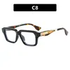 Gafas de Sol Retro Simples para Hombre Europeas y Americanas 2025 Nuevas Gafas de Sol Personalizadas con Montura Cuadrada Gafas de Sol de Forma Cóncava a la Moda
