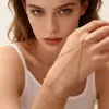 Pulsera Popular de Perlas Transfronteriza Europea y Americana, Joyería de Mano con Cadena de Lentejuelas de Comercio Exterior, Joyería de Lentejuelas y Circonita de Amazon para Mujeres