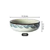 Elegante y sencillo plato de cerámica con forma de loto para casas de té, con nueces, frutas secas y bocadillos; adecuado para uso comercial en salones de té y salas de estar