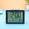 Despertador de voz chinês LCD luminoso para estudantes, relógio de cabeceira para preguiçosos, sete tipos de música de despertador