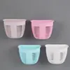 Caja de Almacenamiento sin Rastro para Montar en Pared, Cesta de Almacenamiento de Plástico, Cesta Pequeña Colgante para el Hogar, Estante de Almacenamiento para Mesita de Noche de Dormitorio, Cesta de Almacenamiento para Cocina