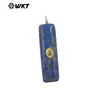 Wt-P2019 Colgante Rectangular Delgado de Piedra Natural Pequeño Zirconia Incrustada Ojo de Tigre Cuarzo Rosa Accesorios
