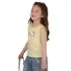 Camiseta Colete Sem Mangas de Verão para Meninas 2026 Novo Estilo Desenho Animado Leve Confortável Estiloso Top para Crianças Mais Velhas