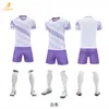 Uniformes de Futebol em Estoque com Números Impressos, Camisas, Uniformes de Treinamento para Equipes Escolares de Clubes, Uniformes de Jogo para Equipes de Futebol, Moletons