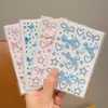 Novo Presente para Crianças: Adesivos de Diamante Borboleta para Decoração de Maquiagem Facial, Autoadesivos, Não Tóxicos, para Meninas e Princesas