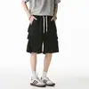 [Control de Precios 59.9] Pantalones Casuales Holgados de Moda Juvenil de Verano 2025 Verano Pantalones Finos de Pierna Recta de Cinco Cuartos