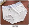 Pantaletas de Modal Transpirables y Cómodas, de Talle Medio-Alto, Tallas Grandes para Mujer, con Refuerzo de Seda Antibacteriano de 10A, que se Ajustan a la Cadera