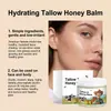 Crema Facial de Grasa de Res y Miel para Hidratación Diaria, Suavizado y Cuidado Delicado de la Piel Facial, Crema Hidratante Refrescante y de Fácil Absorción