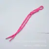 8774 Corda de Nylon Trançada à Mão Chaveiro DIY Cordão Pingente de Bolsa Poliéster Nó Romano Estilo Miu Estilo Dopamina