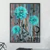Pintura de Diamantes 5D Más Vendida Transfronteriza, Pegatinas de Pintura de Diamantes de Flores, Pintura Decorativa DIY de Diamantes Completos, Venta Directa de Fábrica, Venta al por Mayor y Dropshipping