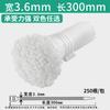 6E3X brida de plástico de nylon para cables negra y blanca hebilla autoblocante brida para cables con cuerda de sujeción cinturón de sujeción fijo de alta resistencia