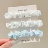 Laço de Cabelo de Renda Doce, Scrunchie de Luxo Estilo Coreano, Laço de Cabelo Extra-Grande para Coque, Corda de Cabelo para Rabo de Cavalo, Acessório de Cabelo
