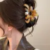 Presilha de Cabelo com Toque de Luxo, Presilha Grande de Tubarão para a Parte de Trás da Cabeça, Grampo de Cabelo com Laço para Penteados Presos, Adequado para Cabelos Grossos