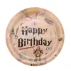 Decoración de Banner Temática de Película Mágica de Harry Potter Dibujos Animados Arreglo Plato de Papel Desechable Taza Mantel de Fiesta de Cumpleaños