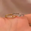 Anillo de plata de ley S925 con mariposa y circonita, estilo coreano de nicho, lujo ligero, estilo de hada dulce, exquisito anillo abierto con incrustaciones de diamantes para mujer