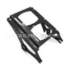 Adequado para Peças de Modificação de Motocicleta Harley, Bagageiro Traseiro, Suporte de Bagagem, Suporte de Cauda, Galvanização Preta