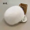 Novo chapéu de copa reta outono e inverno, chapéu de pelúcia tipo balde com pele sintética quente, faz o rosto parecer menor, proteção para as orelhas, chapéu de pelúcia do Nordeste