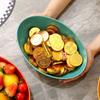Nova Tigela Yuanbao de Palha de Trigo Tigela Infantil para Frutas Saladas Tigela Doméstica Japonesa Tigela para Legumes Cozinha Tigela Grande para Cabelo