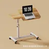 Mesa portátil Yitao para laptop com suporte de chão, para uso na cama, móvel, mesa de cabeceira com altura ajustável