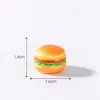 Decoraciones realistas de comida en miniatura para fiestas de té, pasteles y hamburguesas - Materiales DIY para casas de muñecas, escenas en miniatura y pequeños adornos - al por mayor