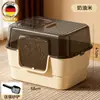 Bandeja Sanitaria para Gatos Completamente Cerrada, Extra Grande, Anti-Salpicaduras, Anti-Olores, Nuevo Tipo de Bandeja Sanitaria para Gatos, Inodoro para Mascotas, Ampliada y Engrosada, Venta Directa