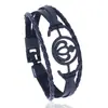Pulsera de Cuero Sintético para Hombre Tejida a Mano Producto Único Más Vendido de AliExpress Amazon Pulsera Creativa de Estilo Étnico