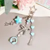 Llavero Colgante para Bolso con Diseño de Lunares Rayas Notas Musicales Estrellas Vintage Japonés y Coreano Accesorio Creativo Lindo Divertido Regalo para Mejores Amigos