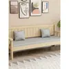 Juego de sofá y silla de madera maciza, estilo chino moderno, silla de balcón de madera minimalista, adecuado para apartamentos de alquiler y unidades pequeñas, banco largo con respaldo.