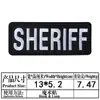 Velcro Transfronterizo Grande Personal de Seguridad Inglés Parche de Tela Bordado Insignia Decorativa Trasera Parche Transfronterizo