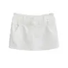 Falda de punto tipo culotte ajustada de cintura doble estilo americano para mujer, novedad de verano 2024, todo a juego, color especiado puro