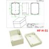 En stock caja de cableado caja impermeable monitoreo de seguridad placa de circuito de fuente de alimentación línea de derivación de instrumento carcasa de plástico ABS