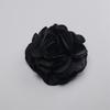 Accesorios para el cabello DIY, tocado de estilo coreano con borde quemado, tocado de flores de rosa, banda de goma, accesorios de material, ramillete de flores de 9 cm