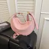 Bolsa Feminina Grande Capacidade 2026 Moda Nova Tendência Textura de Alto Padrão Nicho Ombro Transversal Sob o Braço Bolsa Bolinho