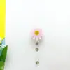 Série Popular Margarida Fivela de Puxar Fácil Retrátil Venda Quente Durável Clipe Traseiro Anti-Perda Permissão de Trabalho Rebote Automático