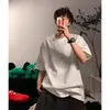 Camiseta Deportiva Casual Americana de Lujo para Hombre, Blanca, Ajustada, de Manga Corta, para Fitness, que Muestra Músculos, Media Manga, Hombro Derecho