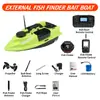 Barco Cebo Luminoso Sonda de Peces con Posicionamiento GPS y Retorno Automático Barco Cebo con Control Remoto de 500m para Alimentar y Enganchar Peces