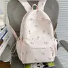 Nova mochila transfronteiriça para mulheres, versão coreana, mochila pequena simples, mochila estilo ins com tema de floresta, mochila escolar para estudantes, mochila de viagem