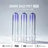 Fábrica de origen calibre 30 mm grado alimenticio preformas de botella PET preformas de botella de plástico para bebidas de agua mineral multi-especificación en stock