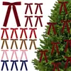 Terciopelo 2.5cm Accesorios de Moño Populares Transfronterizos Empaque de Regalo Fiesta de Boda Decoración del Hogar Árbol de Navidad