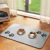 Tapete para comida de mascotas de barro de diatomeas, nuevo y popular de Temu, universal para gatos y perros, fácil de cuidar, se puede enviar