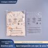Sacos Plásticos Transparentes com Zíper Pe sem Poeira, Sacos Universais de Embalagem para Roupas de Alta Transparência, Sacos para Roupas com Zíper Autocelantes Amazon