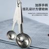 Cuchara medidora de acero inoxidable juego de cuatro piezas cuchara cápsula de acero inoxidable juego de 4 piezas escala cuchara de café utensilio de cocina para hornear