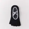 Calcetines de Yoga Personalizados de Cinco Dedos Calcetines Antideslizantes Profesionales para Pilates Calcetines Deportivos de Interior para Fitness para Mujer Fabricante Venta Directa al Por Mayor