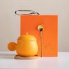 Taza de Cerámica Separación Té-Agua Taza Xinxinxiang Naranja Hotel B&B Empresa Regalo de Negocio Venta al por Mayor Logo Personalizado