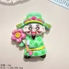 Accesorios Festivos de Resina del Dios de la Riqueza Materiales para Broche de Pelo DIY, Funda de Teléfono, Llavero, Decoración de Tablero de Coche